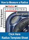 Hot to measure your radius for a spa cover
