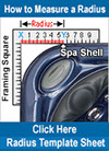 Hot to measure your radius for a spa cover